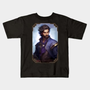 Gale, the Legendary Wizard of Waterdeep. Baldur's Gate 3 inspired funart Kids T-Shirt